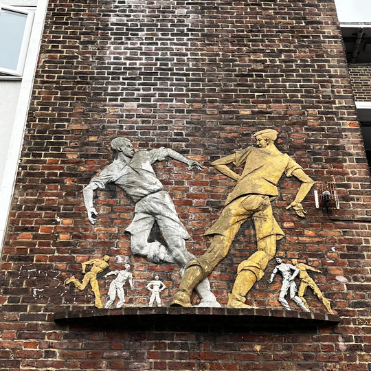 Boys Playing Football