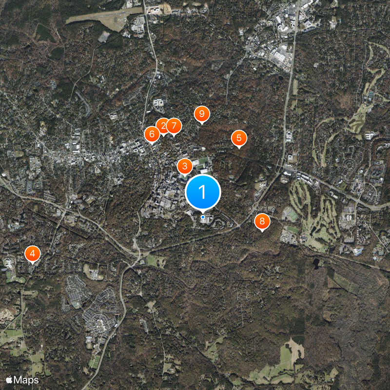 Dean Smith Center Carte