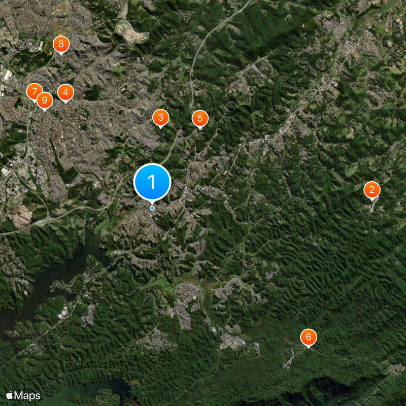 Ribeirão Pires Mappa