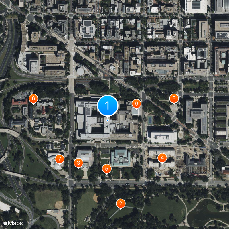 Harry S. Truman Federal Building Map