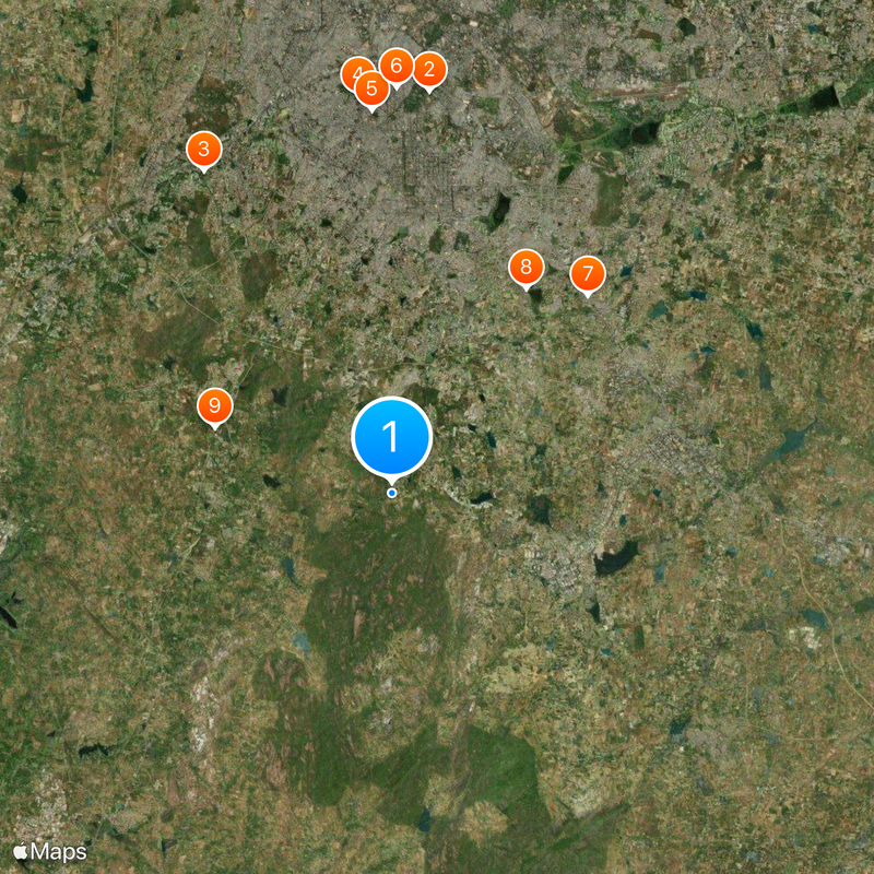 Bannerghatta-Nationalpark Karte