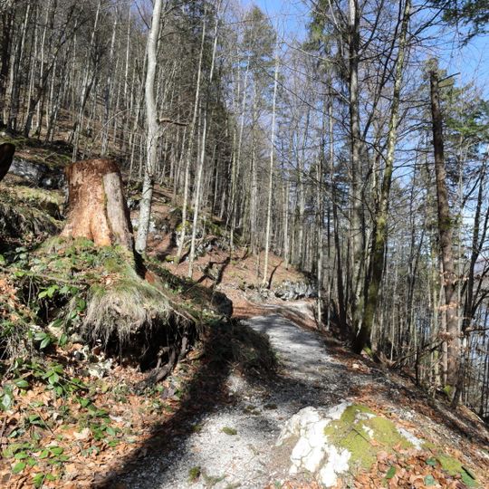 Trassenabschnitt Soleleitung von Hallstatt nach Ebensee
