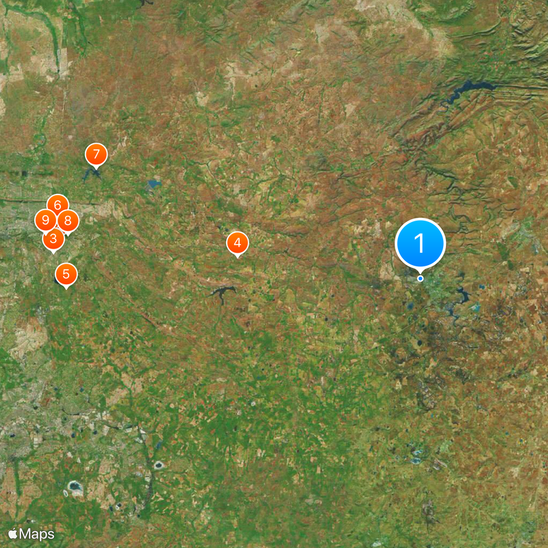Witbank Map