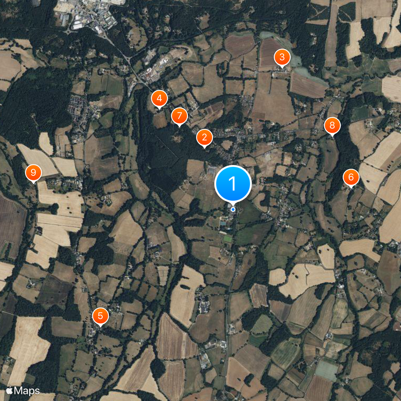 Cheam School Map