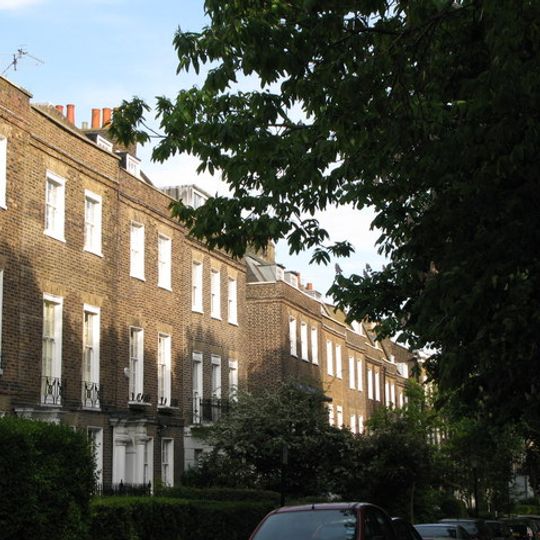 Numbers 6 To 27 And Attached Railings And Lamp Holders