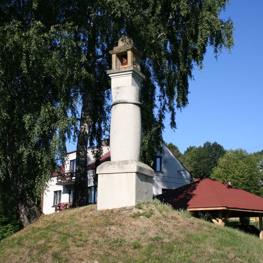 Christian wayside shrine in Żarnowa