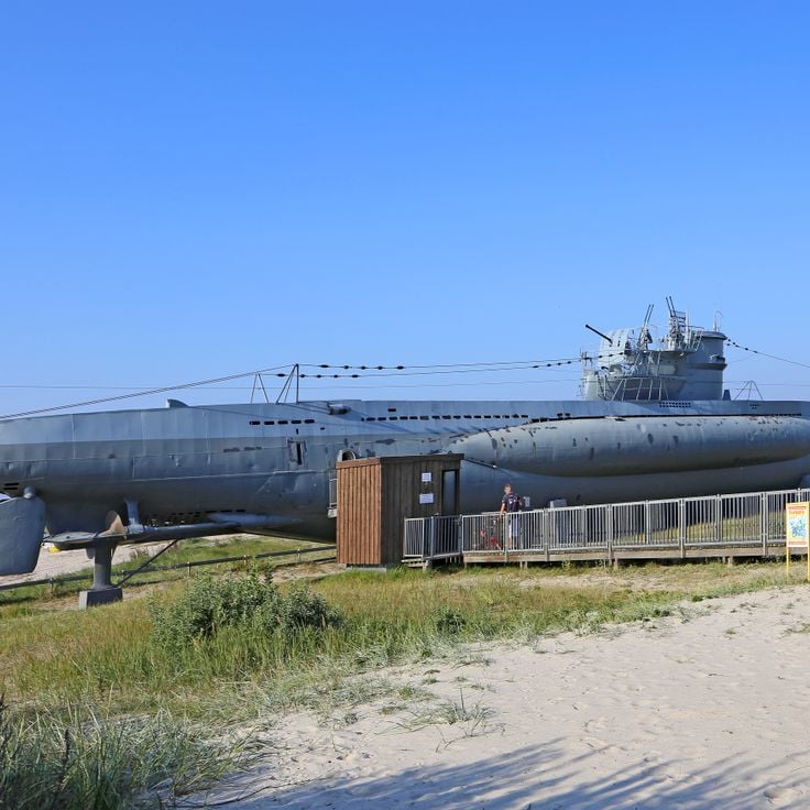Submarino U-995 no Memorial Naval de Laboe (Marine-Ehrenmal Laboe)
