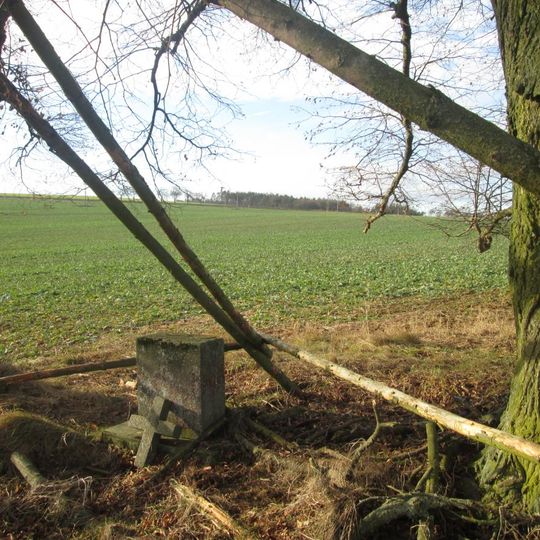 Kříž v poli severně od Mrchojed