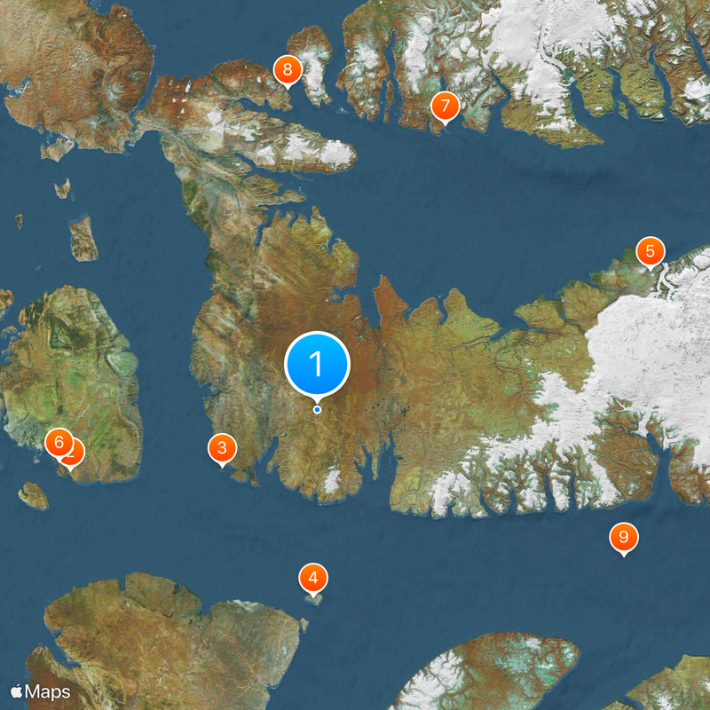 Canadian Arctic Archipelago Map