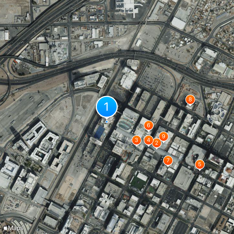 Plaza Hotel & Casino Map