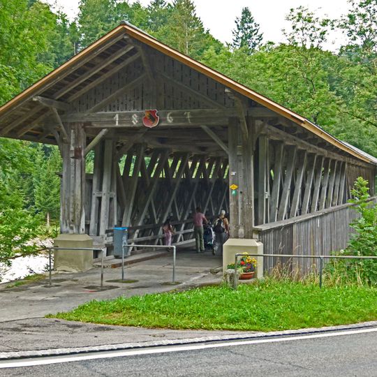Gedeckte Sodbachbrücke über die Sense