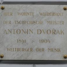 Gedenktafel für Antonín Dvořák