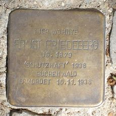 Stolperstein dedicated to Ernst Friedeberg