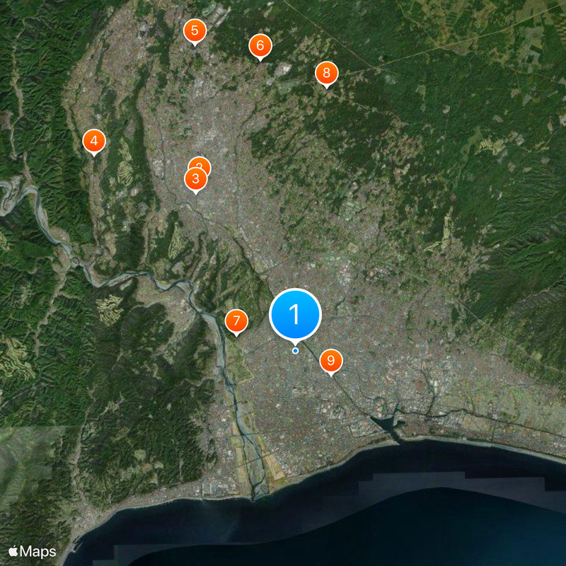 Fuji High School Map
