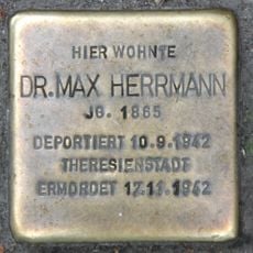 Stolperstein für Max Herrmann