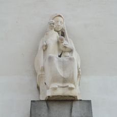 Statue of Madonna and Child at the Church of the Most Sacred Heart