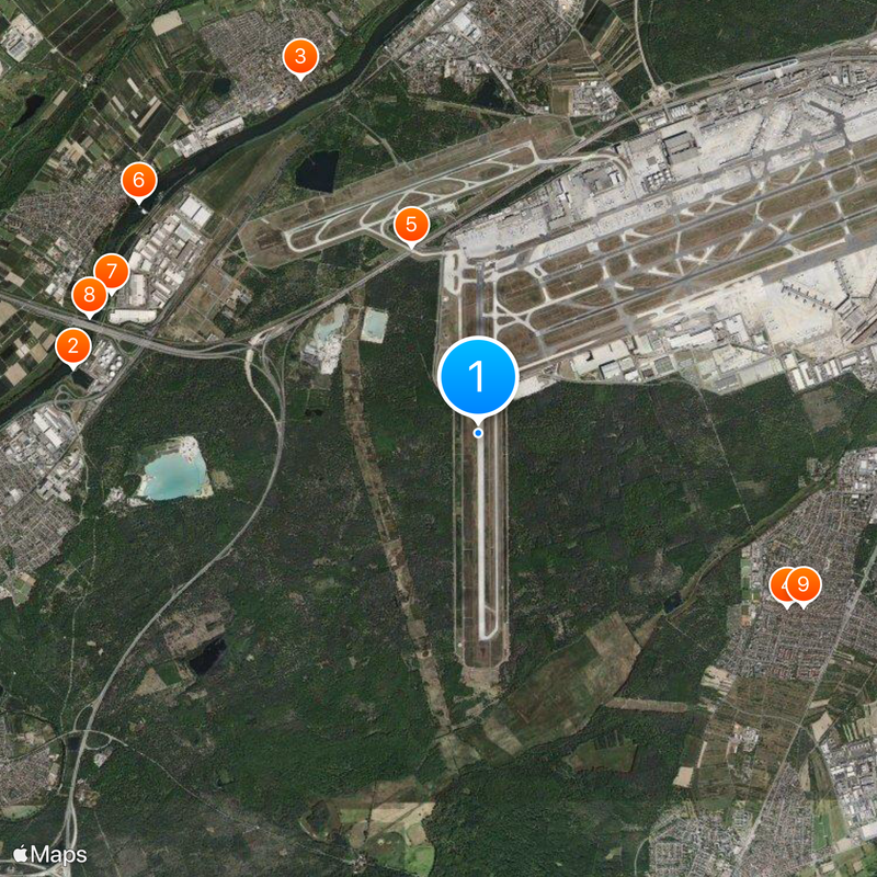 Startbahn West Map
