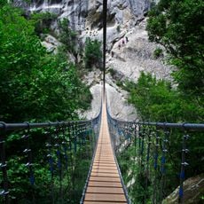 Nepalese bridge of Castelmezzano