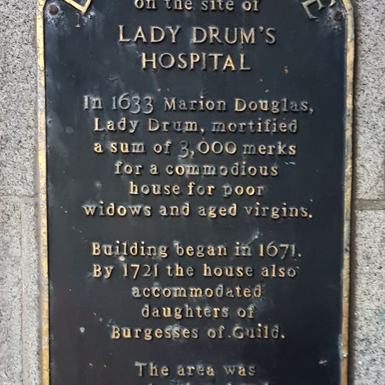 Commemorative plaque to Drum's Lane, Aberdeen