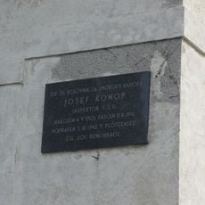 Pamětní deska Josefa Konopa