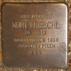 Stolperstein dedicated to Kurt Freschl