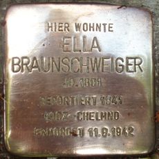 Stolperstein en memoria de Ella Braunschweiger