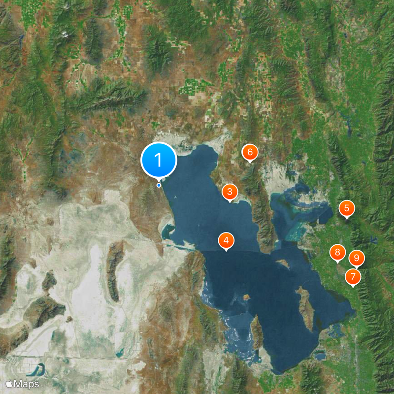 Condado de Box Elder Mapa