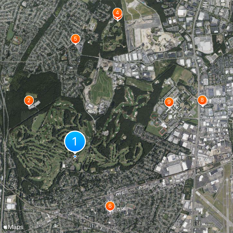 Bethpage Black Course Carte