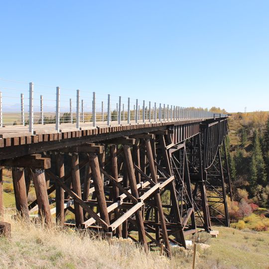 Conant Creek Pegram Truss Railroad Bridge