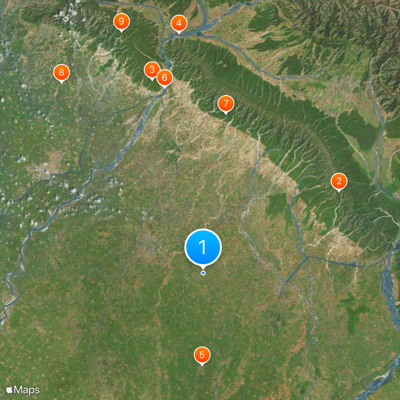 Saharanpur district Map