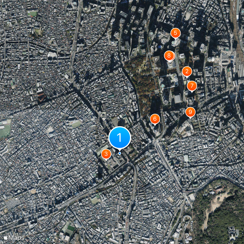 Tokyo Opera City Tower Map