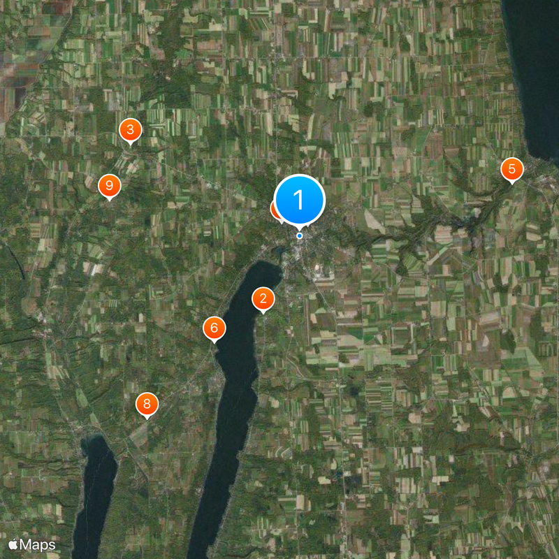 Penn Yan Map