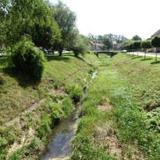 Most přes Nivničku v Suché Lozi proti čp. 26