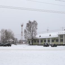 Место, где в октябре 1917 г. председателем ревкома К.М. Безобразовым была провозглашена Советская власть (Костерево)