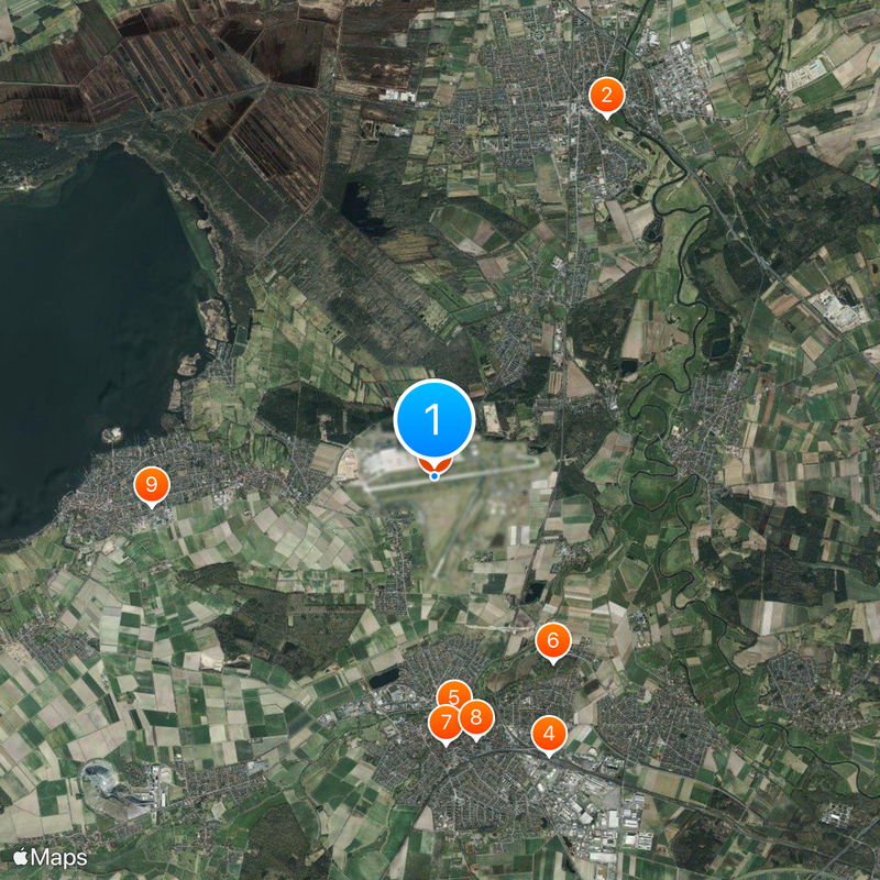 Wunstorf Air Base Map