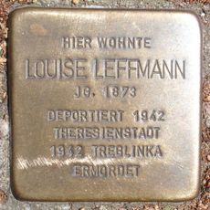 Stolperstein dedicated to Louise Leffmann