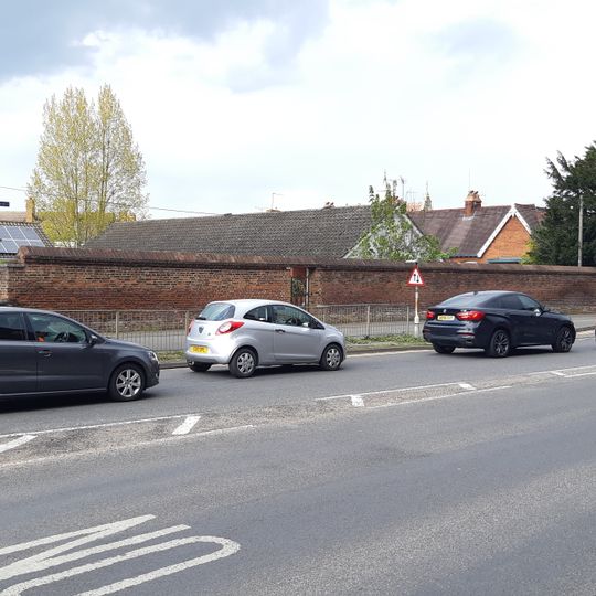 Brick Wall To Smythes Almhouses Numbers 79 To 85