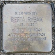 Stolperstein dedicated to Jeti Rybak