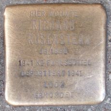 Stolperstein en memoria de Richard Rosenstern