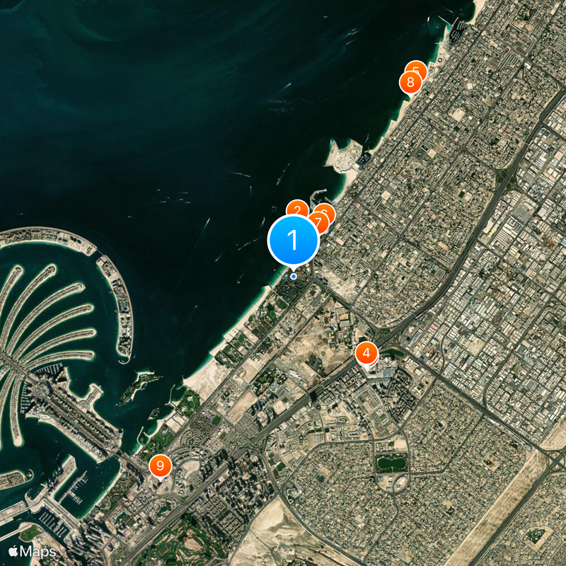 Madinat Jumeirah Mapa