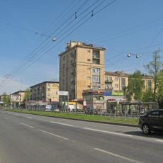 Дом, где жил в 1938 г. писатель А.И. Куприн (кв. 236 — б. кв. 212)