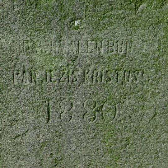 Kmenný kříž u hřbitova v Úsobí