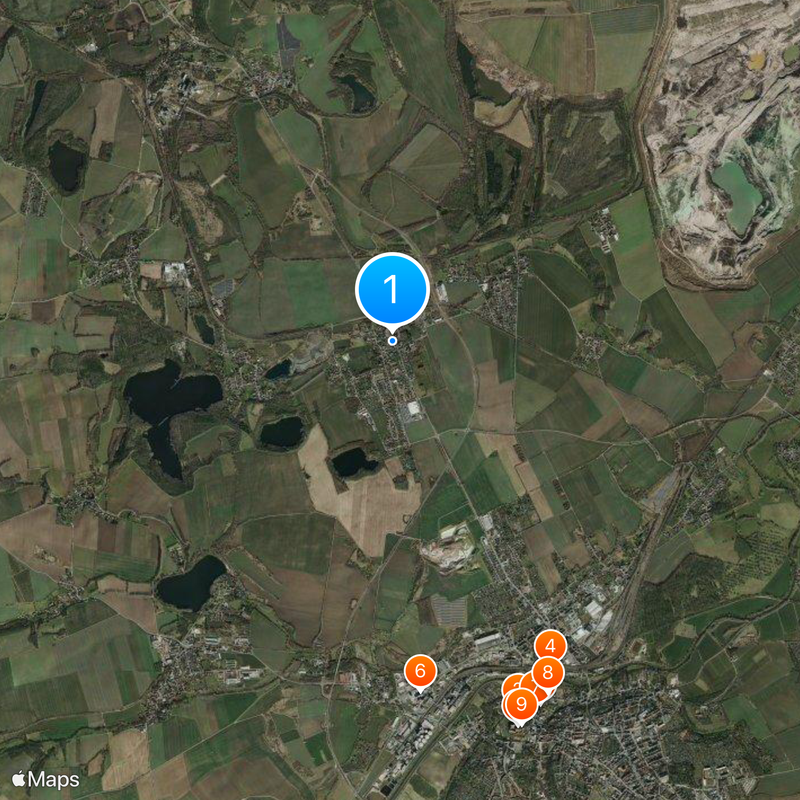 Theißen Map