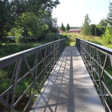 Lávka přes Klabavu v Nové Huti