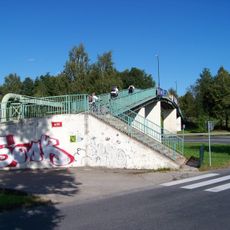 Lávka přes silnici I/3 v Sezimově Ústí