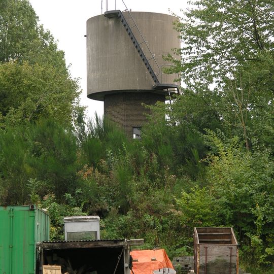 Spoorwegwatertoren en draaischijf station Simpelveld