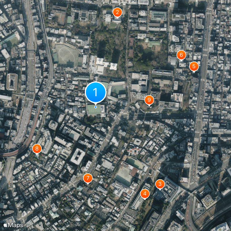 Keio Girls Senior High School Map
