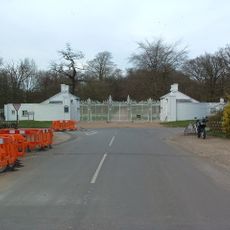Houghton Hall South Lodges With Gates, Gate Piers And Walls Attached