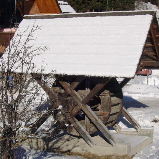 Wasserrad einer ehem. Getreidemühle