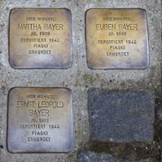 Stolperstein dedicated to Ernst Leopold Bayer